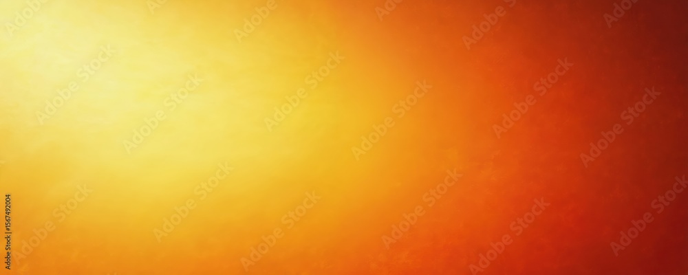 Poster warm orange yellow gradient background with grainy fiery noise texture. abstract banner design offer