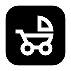 Pacifier icon used to represent baby products or parenting themes.