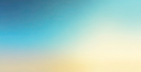Naklejka premium Soft Blue and Yellow Gradient Sky Background