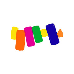 colorful plastic letters