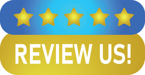 Review Us Speech Bubble - Simple Call-to-Action Badge for Websites, Apps & Marketing