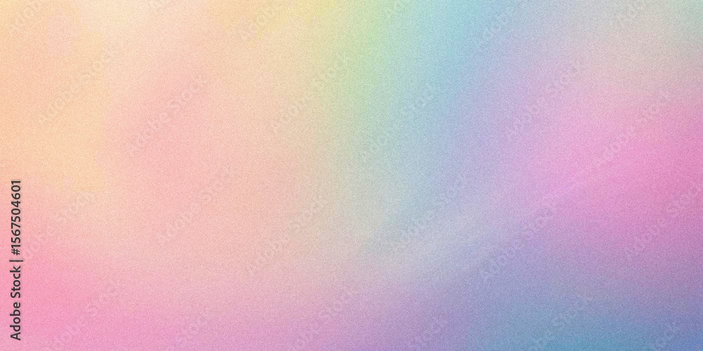 Poster grainy pastel gradient with soft colors blending for a soothing and calming abstract background desi
