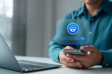 Chatbot technology and AI assistant on smartphone interface, representing digital innovation, virtual communication, and smart business solutions in modern tech environment.