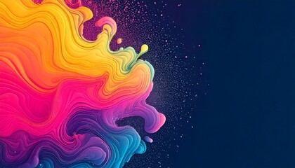 abstract fluid pattern background simple and clear with a spray or splash