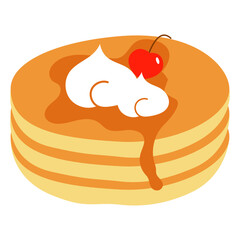 Pancake Illustration