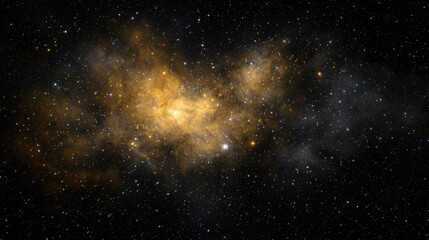 Obraz premium A starry night sky with a nebula in the center.