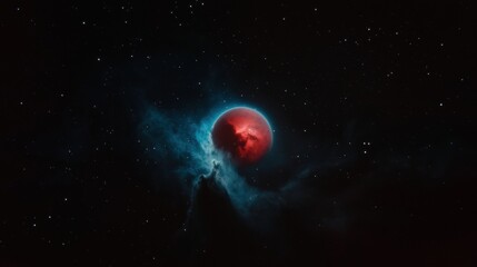 A Red Planet in Space