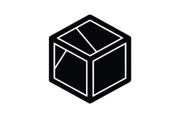 ice cube vector icon