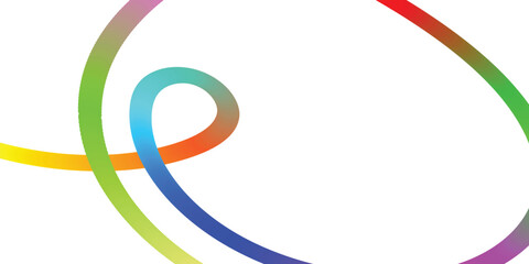 Vibrant Abstract Lines on a Dark Background. This image features a dynamic composition of colorful, curved lines against a deep teal or dark green backdrop.