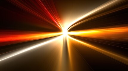 Abstract Burst of Light and Energy: Dynamic Lines and Colors