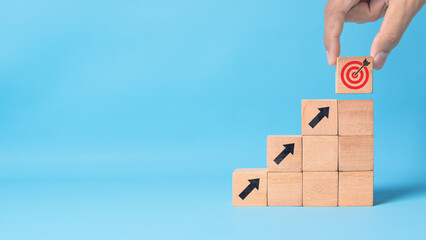 Business growth and scaling strategy. Conceptual process representing innovation, planning, and...