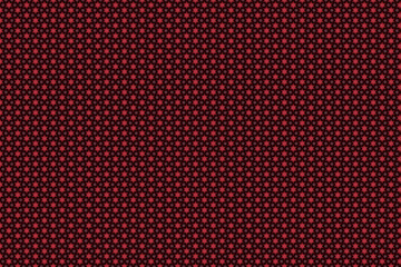 Red floral pattern creates a decorative textured background