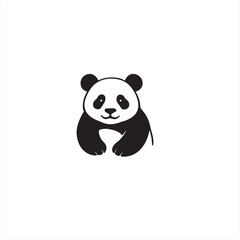 Panda is sitting