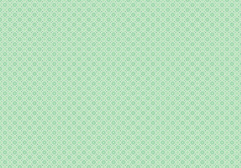 Delicate floral pattern creates a vintage mint green background