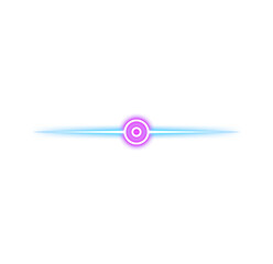 Neon Line Divider Icon