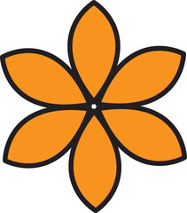 flowers vector logo design style icon