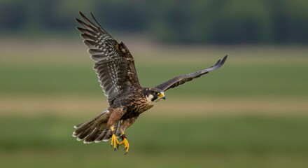 Fototapeta premium Falcon in flight (1)