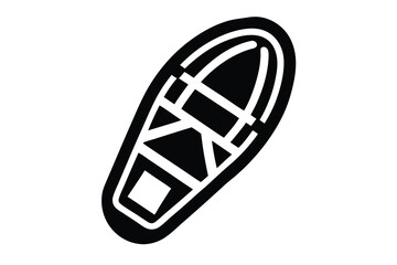 snow shoe vector icon