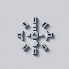 Abstract Geometric Center Design.