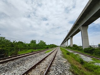 railway bridge over the sea