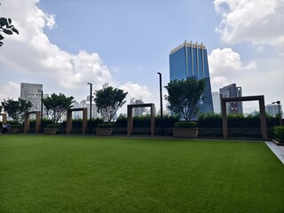 city park in the city