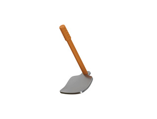 garden hoe icon 3d illustration render