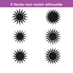 sun vector silhouette,Sun,sun vector icon set