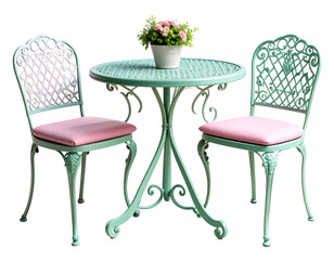 Classic Ice Cream Parlor Table and Chairs