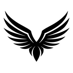 bird wings vector icon 