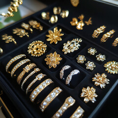 Obraz premium lady gift pack - rings, earrings, necklaces, bangles, hair clips