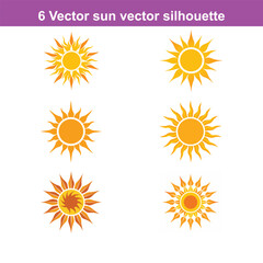 sun vector silhouette,Sun,sun vector icon set