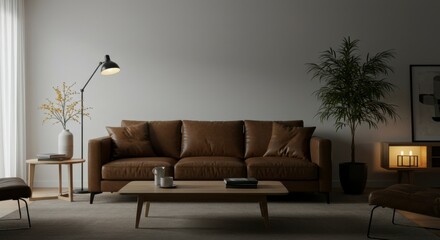 Modern living room interior