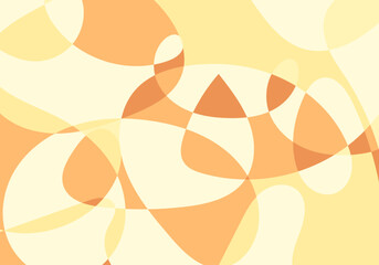 Fondo patrón de formas onduladas amarillo, naranja y rojo