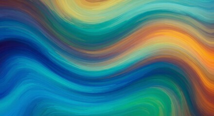 Obraz premium Abstract flowing waves of color