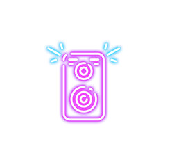 Neon Music Icon