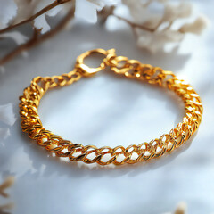 Obraz premium Ladies' Bracelets, 22-karat gold jewellery 