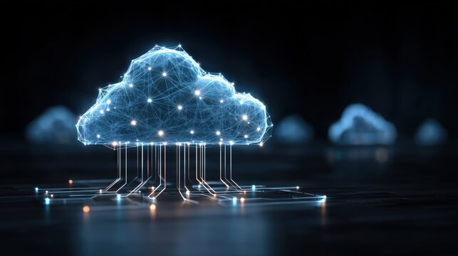 cloud storage network wide background