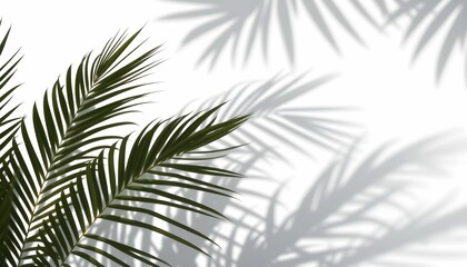 palm leaves background