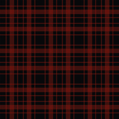 A timeless tartan plaid pattern featuring bold  overlaid with intersecting beige and taupe stripes, creating a checkered textile design perfect for fashion, fabric, and background use