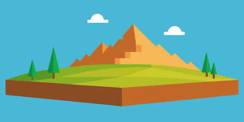 A Landscape With A Tilt Shift Effect Making It Look Like A Miniature And Tiny Model