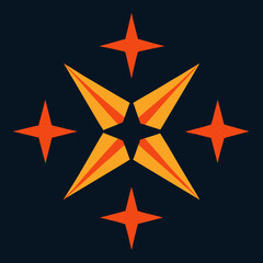 Obraz premium vector illustration of a stars