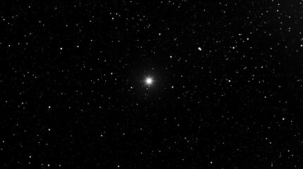 A star in space.