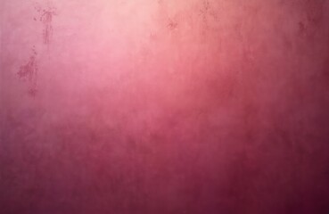 Fototapeta premium Grungy pink textured background with gradient effect from light pink to deep magenta. Features distressed, painted canvas look with subtle marks, variations in tone, offering moody, artistic backdrop