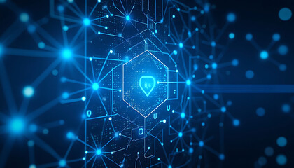 Obraz premium Digital Security and Cyber Protection in a Modern Technological Environment