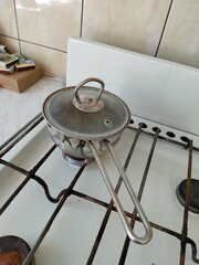 stainless steel stove