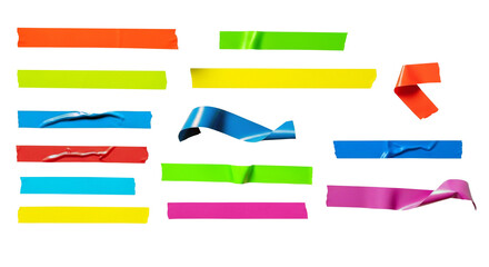 Colorful Duct Tape Strips A Variety of Colors and Textures for Your Projects