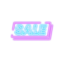 Neon Sale Promotion Signboard