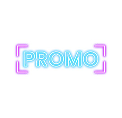 Neon Sale Promotion Signboard