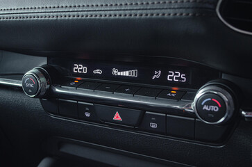 Command buttons at various points on the vehicle