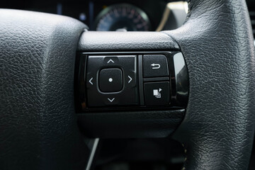 Command buttons at various points on the vehicle